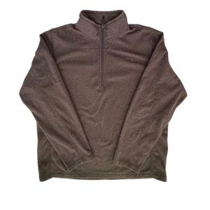 The North Face Men Pullover XL Gray 1/4 Zip Fleece...